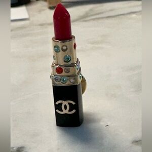 Vintage chanel lipstick pin